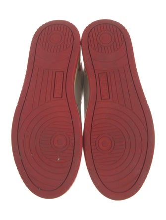 Autry Leather Colorblock Pattern Sneakers