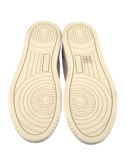 Autry Leather Colorblock Pattern Sneakers