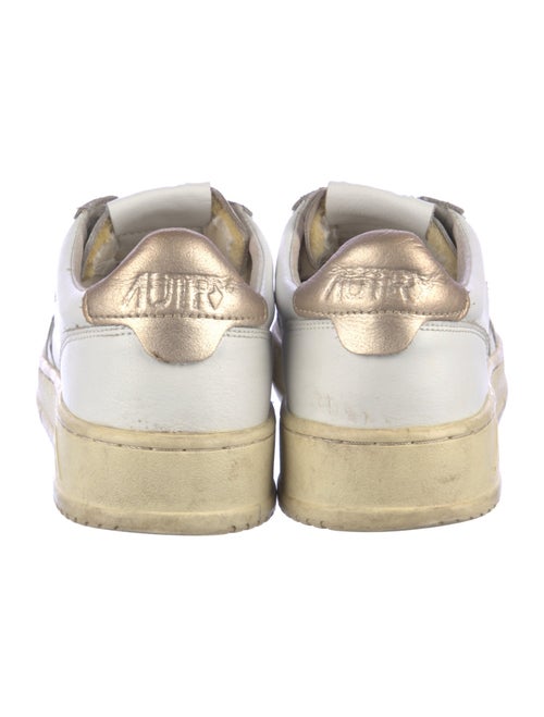 Autry Leather Graphic Print Sneakers