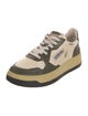 Autry Leather Colorblock Pattern Sneakers