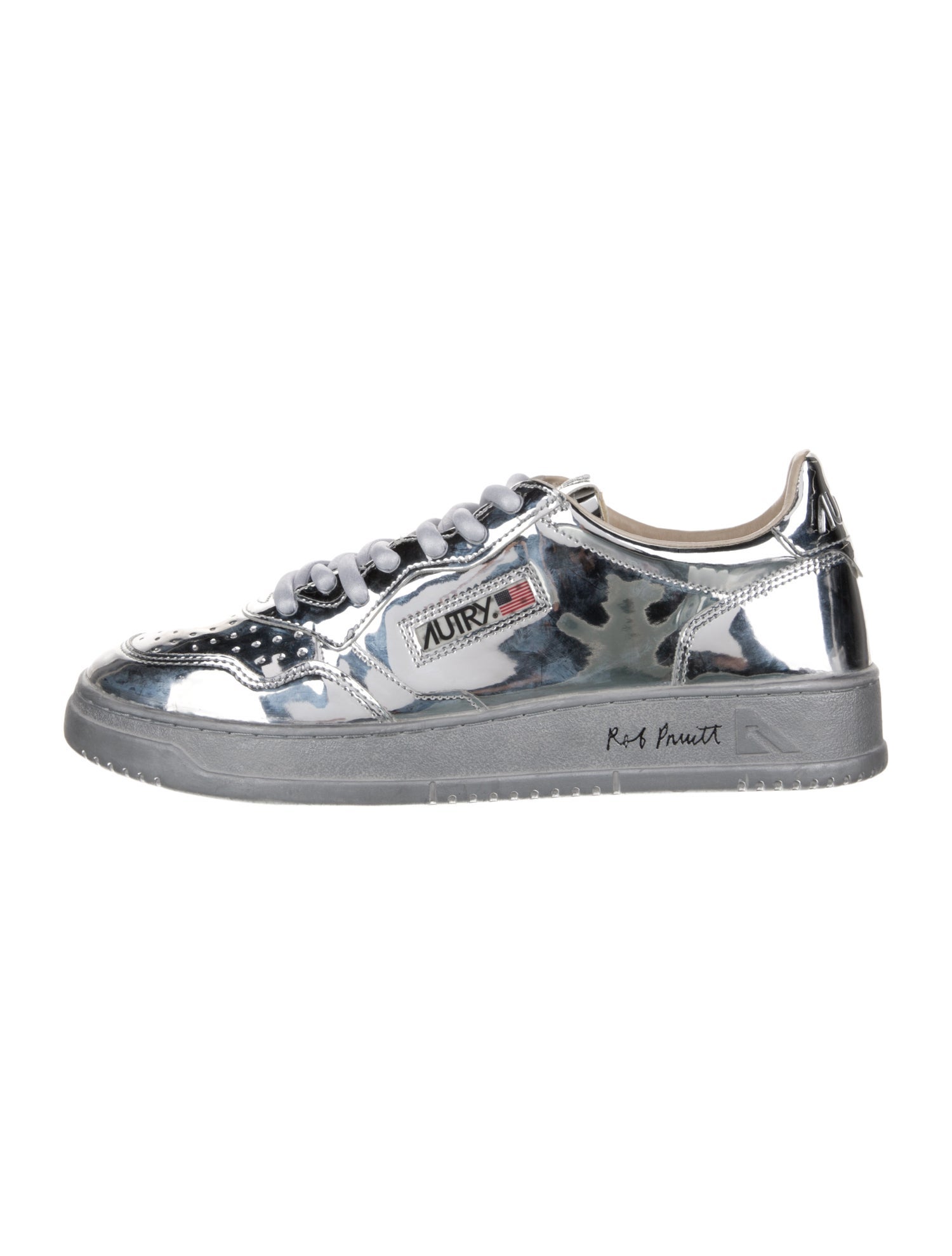 Autry Leather Printed Sneakers