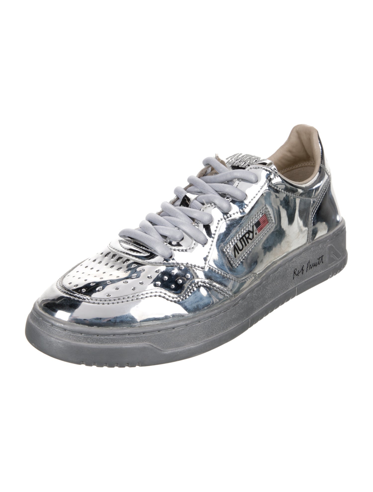 Autry Leather Printed Sneakers