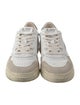 Autry Leather Colorblock Pattern Sneakers