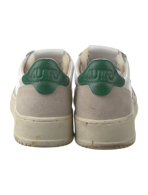 Autry Leather Colorblock Pattern Sneakers