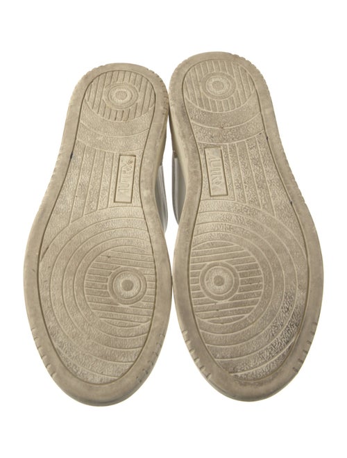 Autry Leather Colorblock Pattern Sneakers