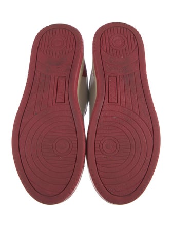 Autry Leather Colorblock Pattern Sneakers