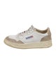 Autry Leather Colorblock Pattern Sneakers