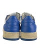 Autry Leather Colorblock Pattern Sneakers