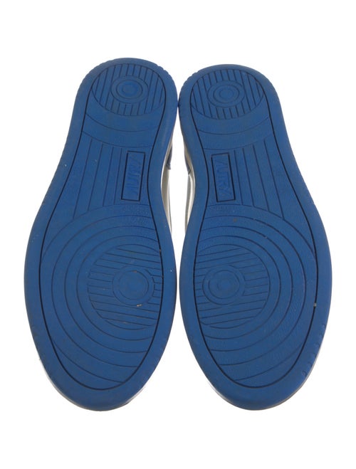 Autry Leather Colorblock Pattern Sneakers