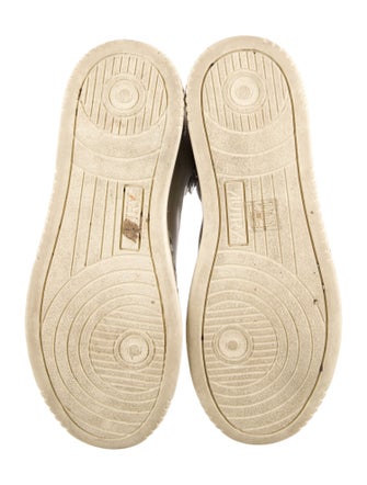 Autry Leather Colorblock Pattern Chunky Sneakers