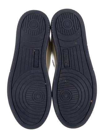 Autry Leather Colorblock Pattern Sneakers