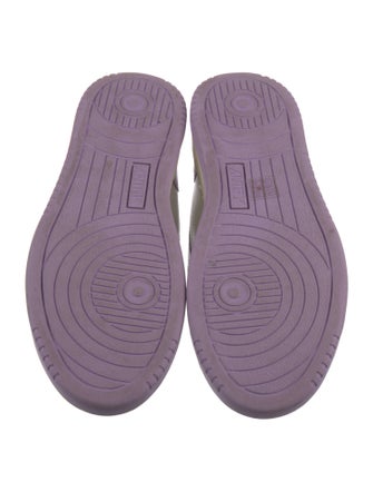 Autry Leather Colorblock Pattern Sneakers