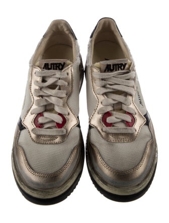 Autry Leather Printed Sneakers