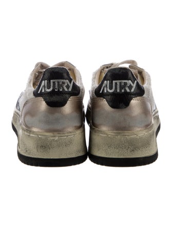 Autry Leather Printed Sneakers