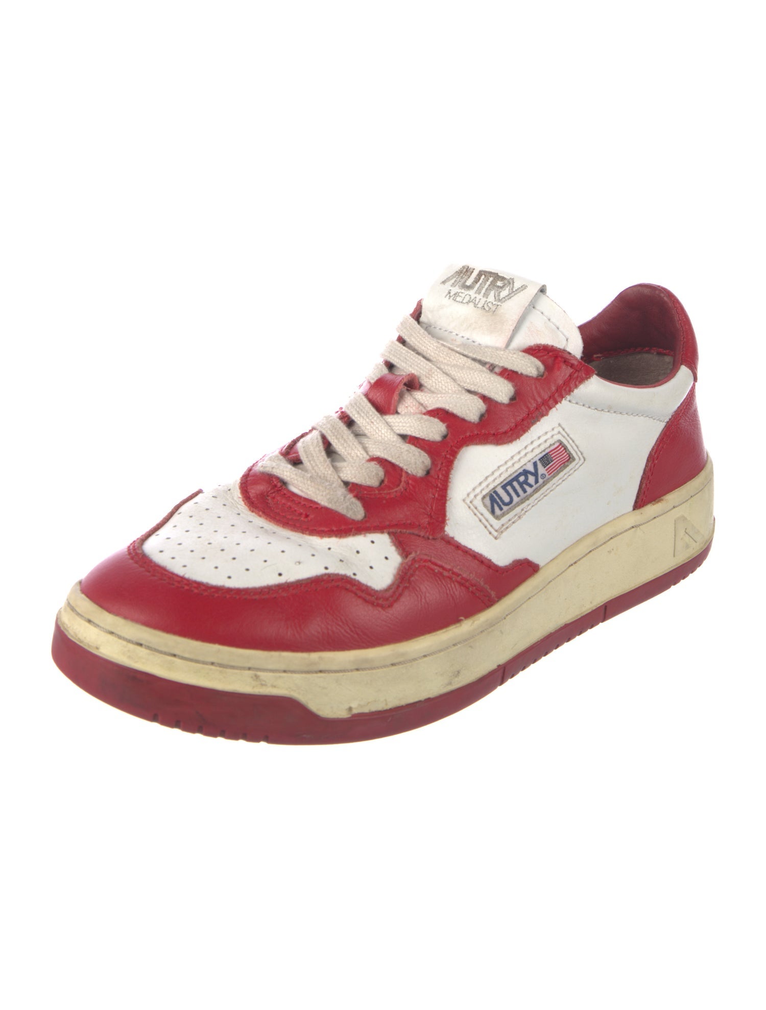 Autry Leather Printed Sneakers