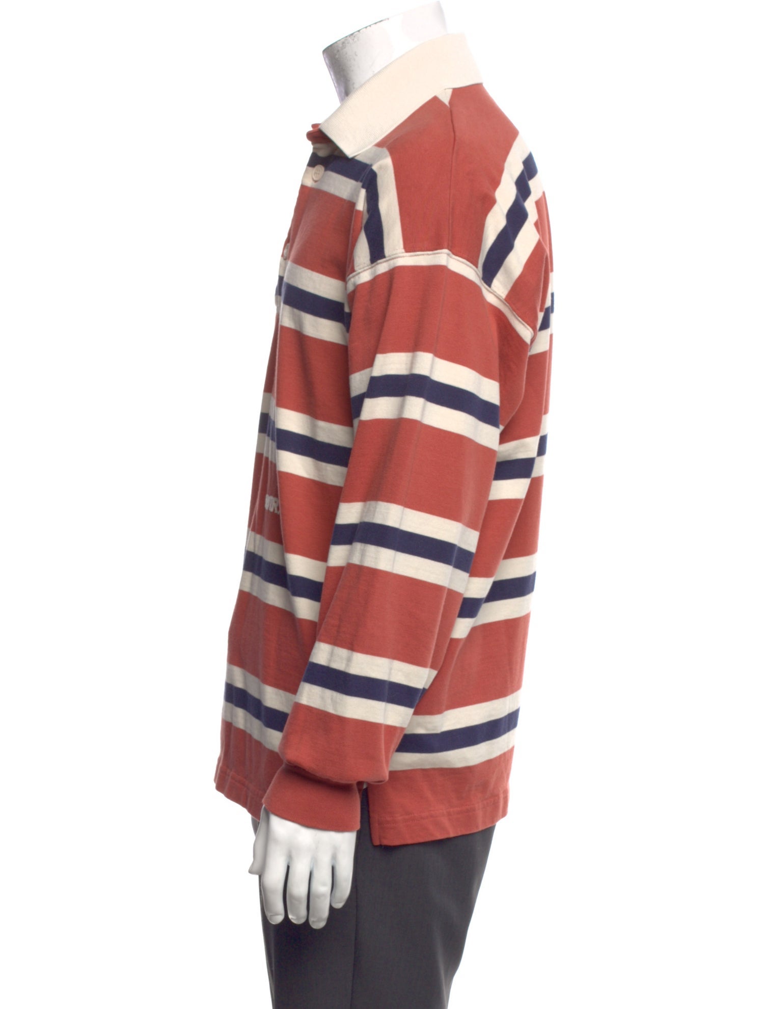 Autry Striped Collar Polo Shirt