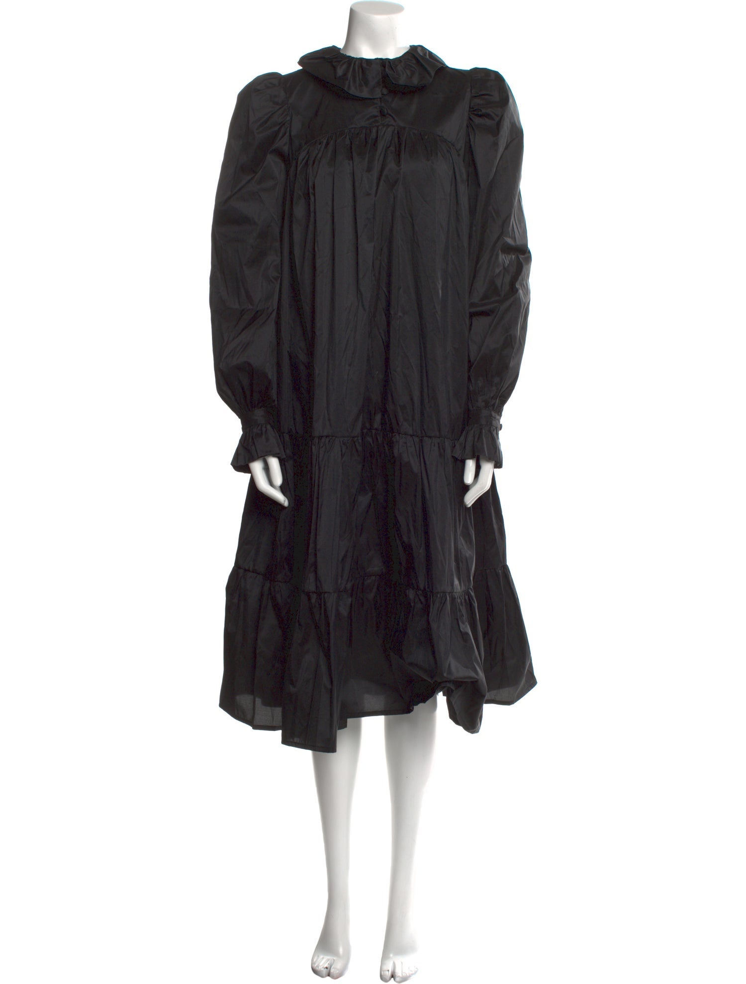 AVAVAV Mock Neck Midi Length Dress