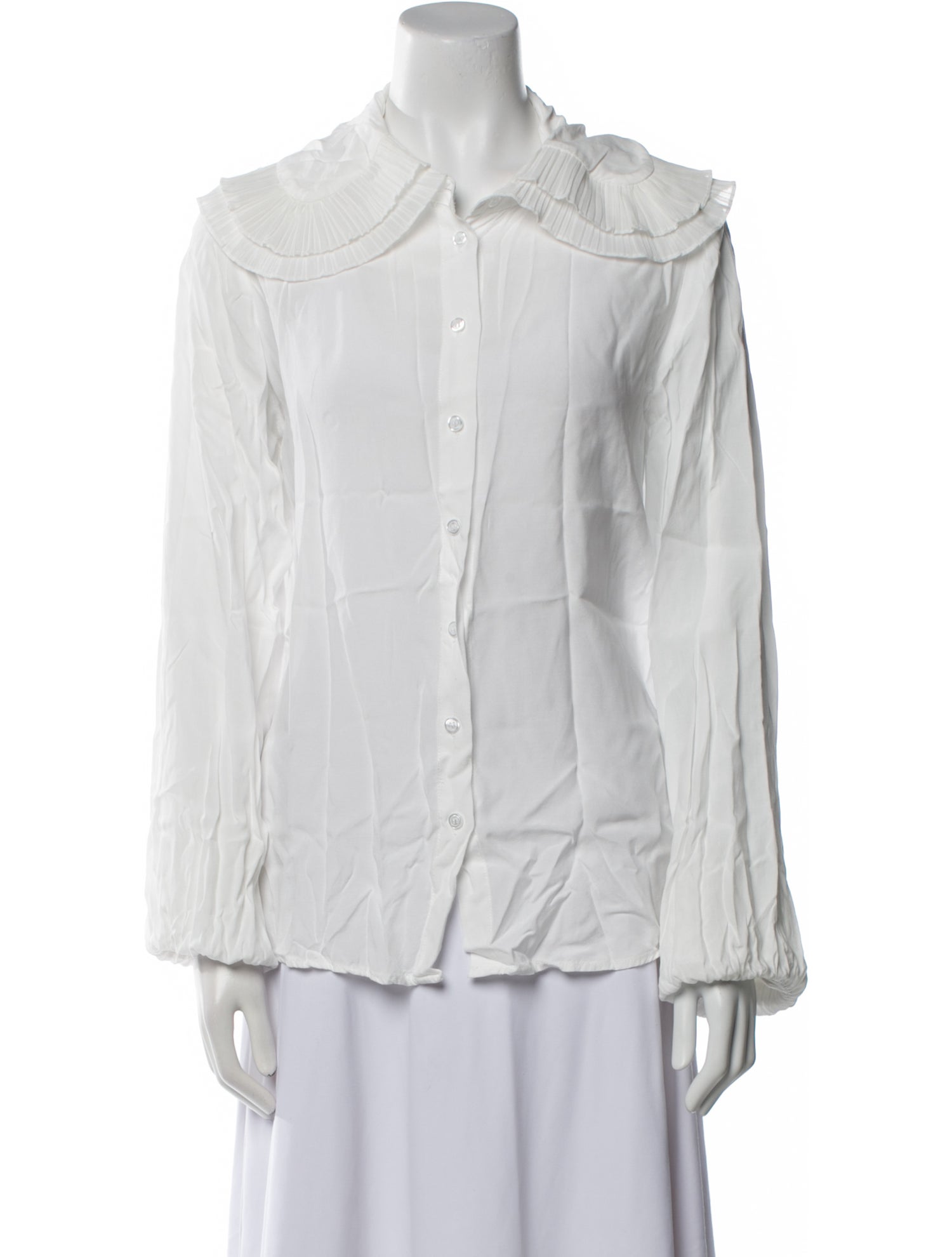 AVAVAV Long Sleeve Button-Up Top