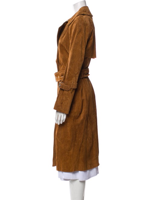 Avec Les Filles Leather Trench Coat