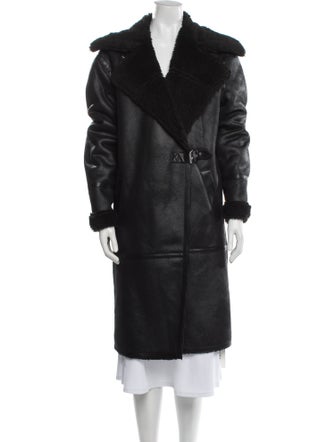 Avec Les Filles Faux Fur Fur Coat