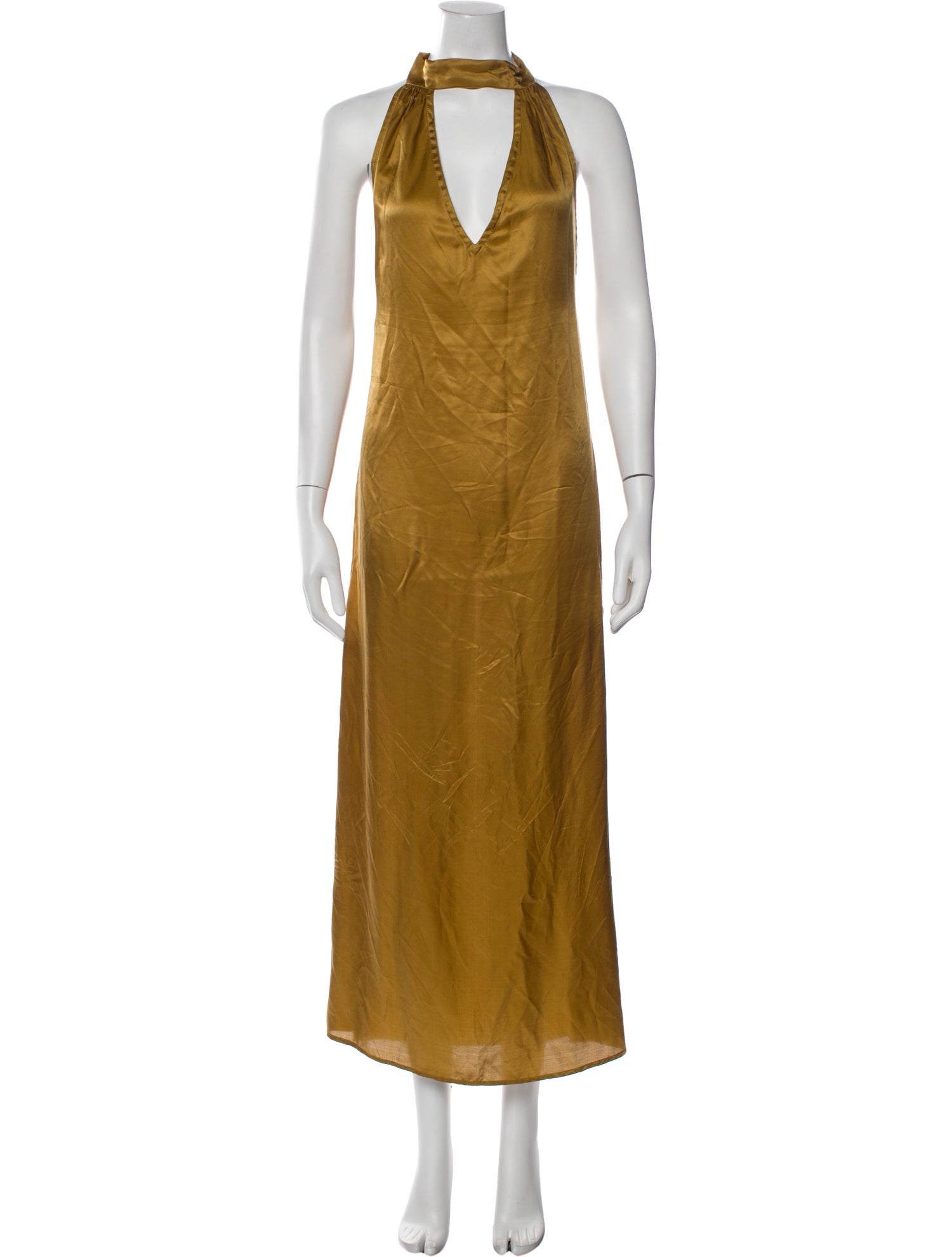 Avec La Troupe Halterneck Long Dress