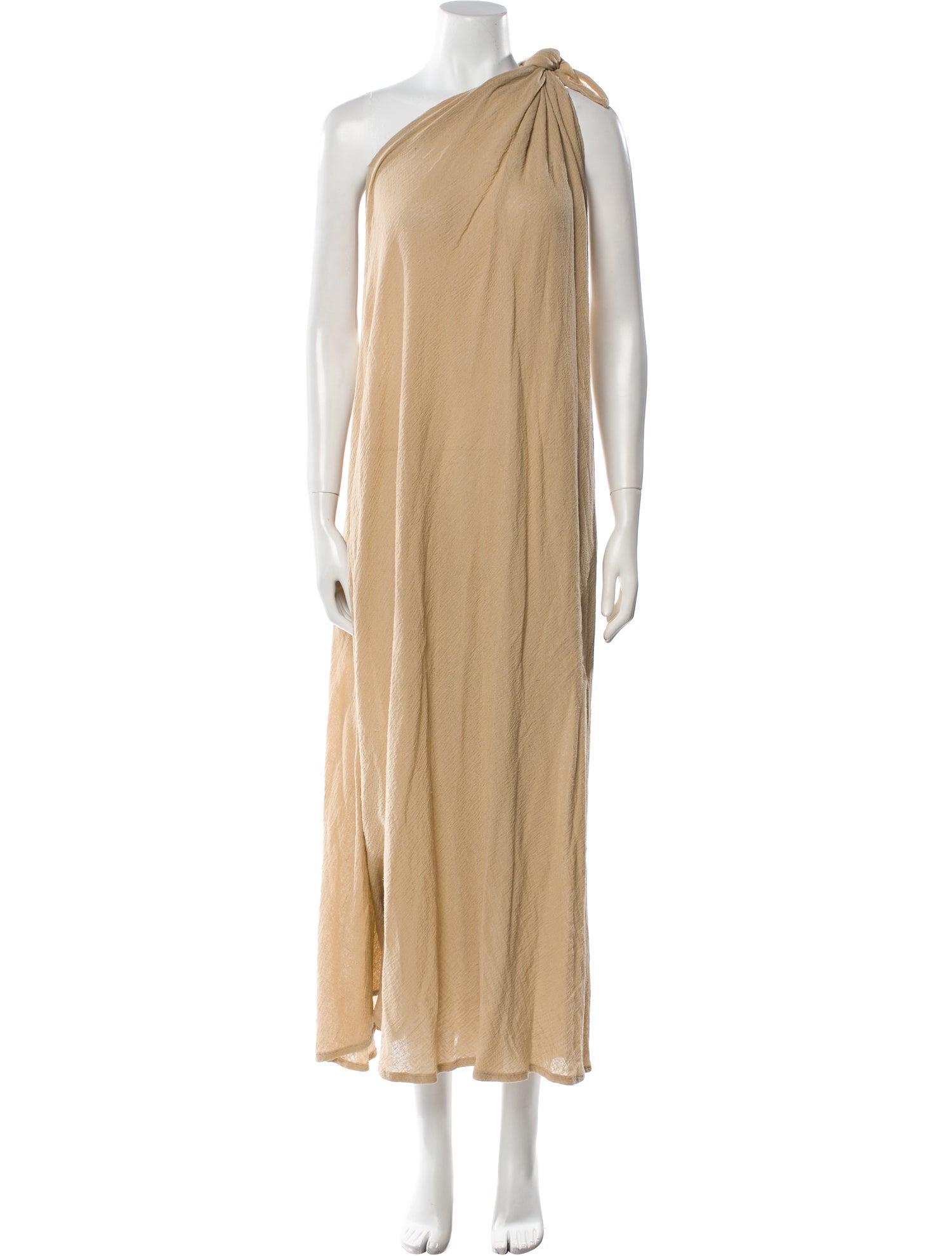 Avec La Troupe One-Shoulder Long Dress