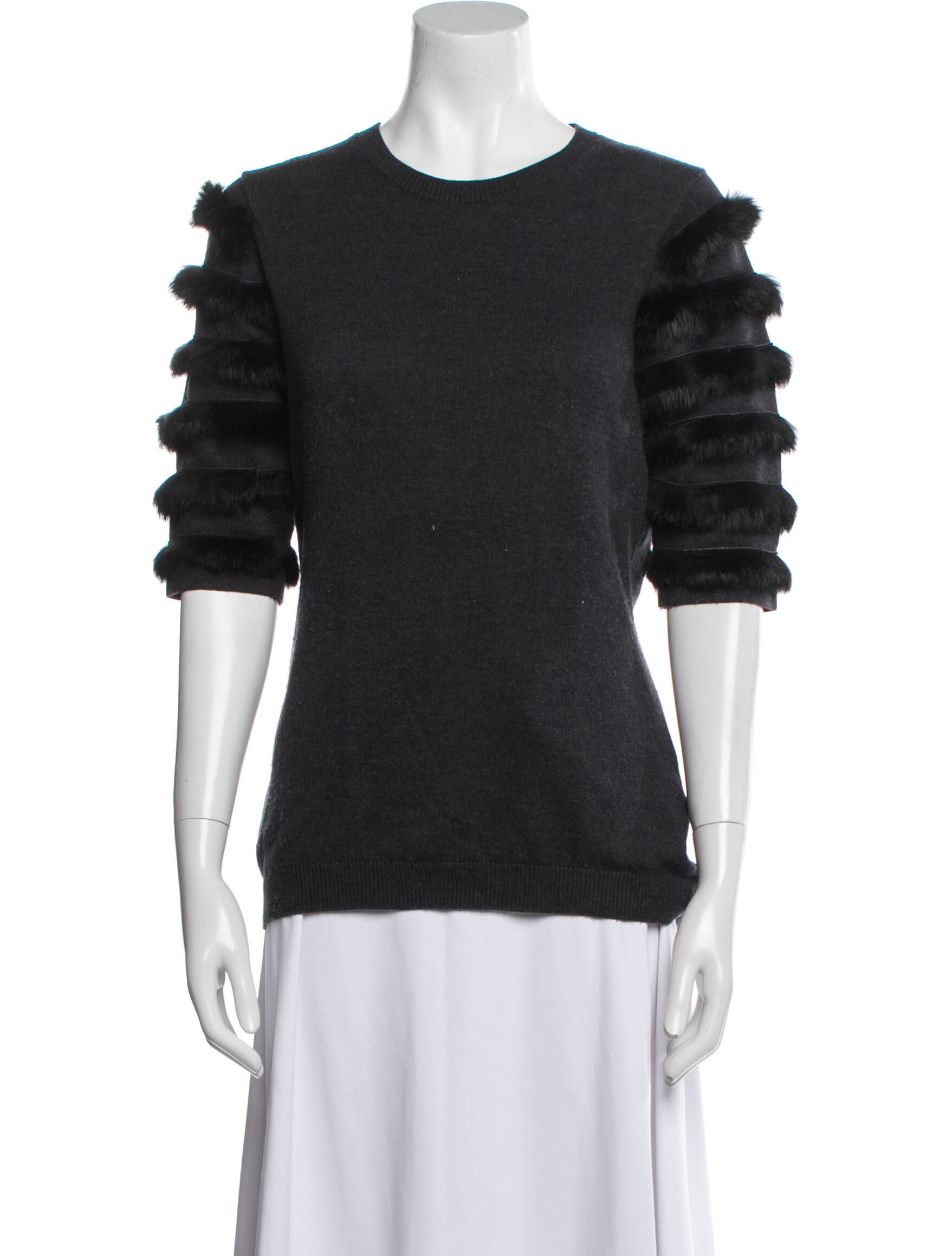 Avec La Troupe Nylon Crew Neck Sweater