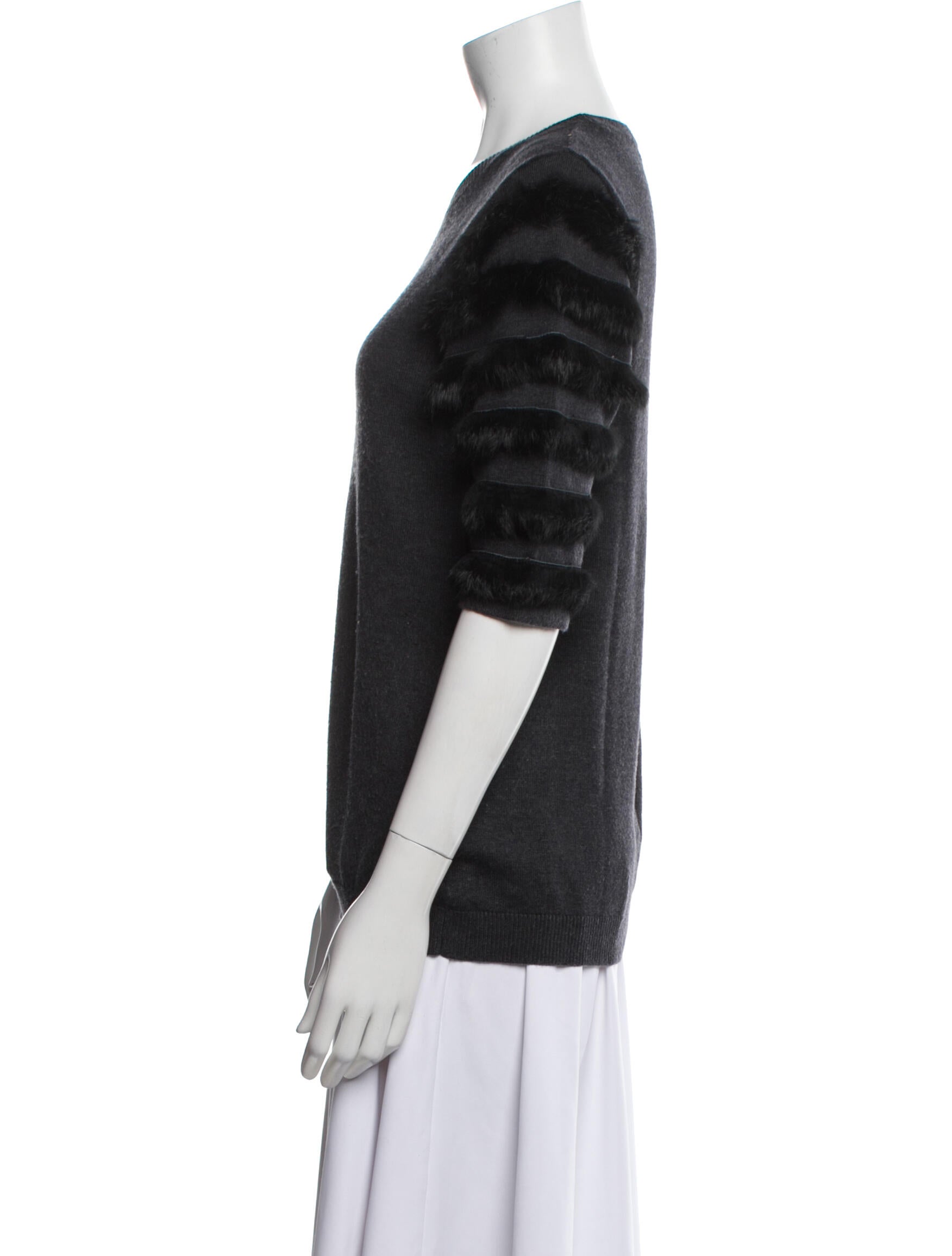 Avec La Troupe Nylon Crew Neck Sweater