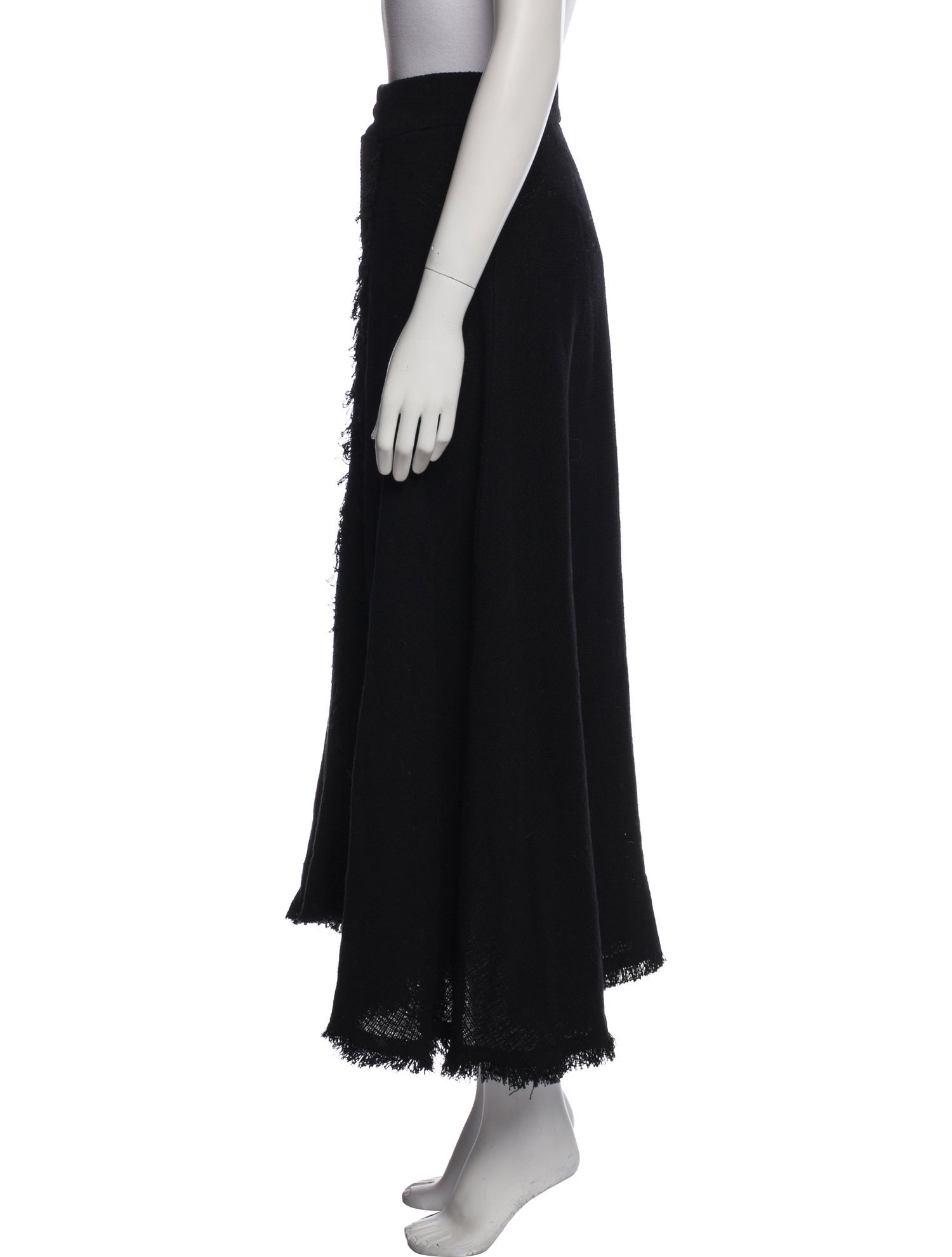 Avec La Troupe Crochet Midi Length Skirt