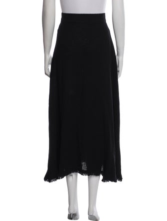 Avec La Troupe Crochet Midi Length Skirt