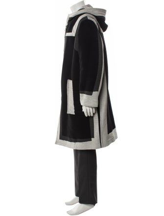 A-Poc By Issey Miyake Colorblock Pattern Parka