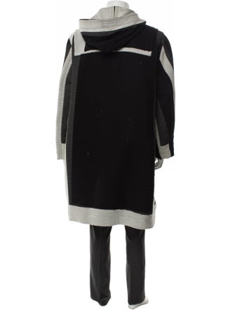 A-Poc By Issey Miyake Colorblock Pattern Parka