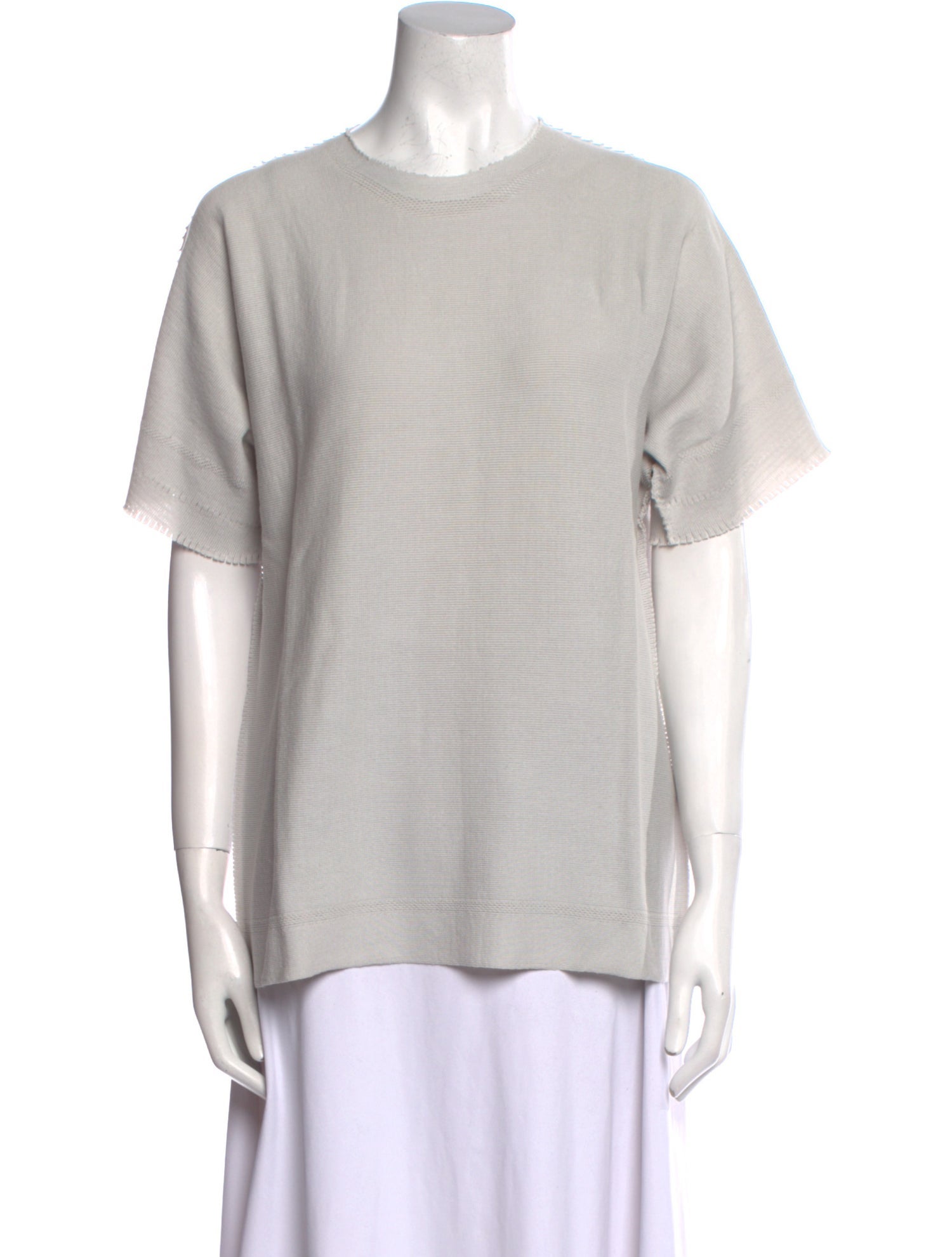 A-Poc By Issey Miyake Crew Neck Short Sleeve T-Shirt