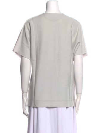A-Poc By Issey Miyake Crew Neck Short Sleeve T-Shirt