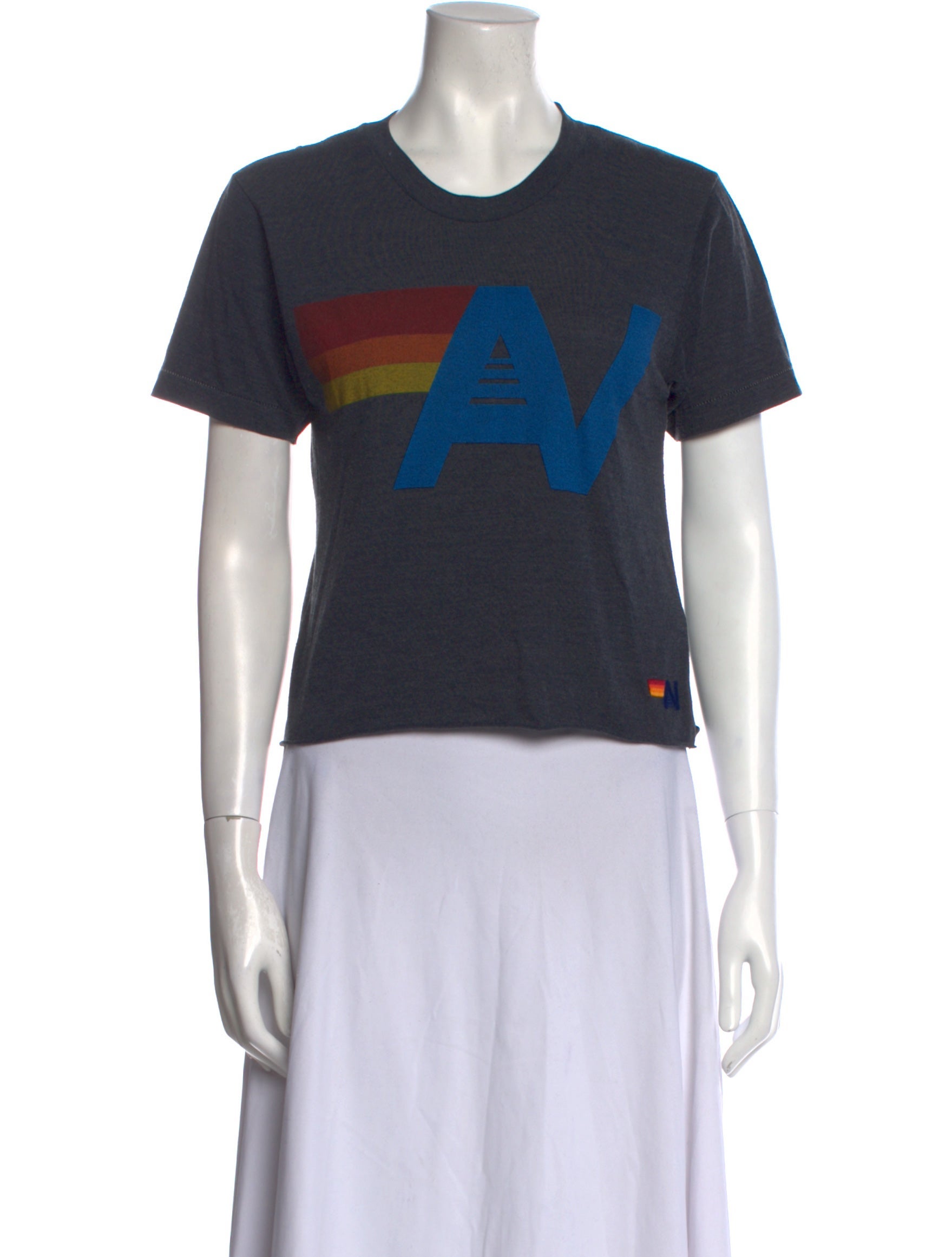 Aviator Nation Graphic Print Crew Neck T-Shirt