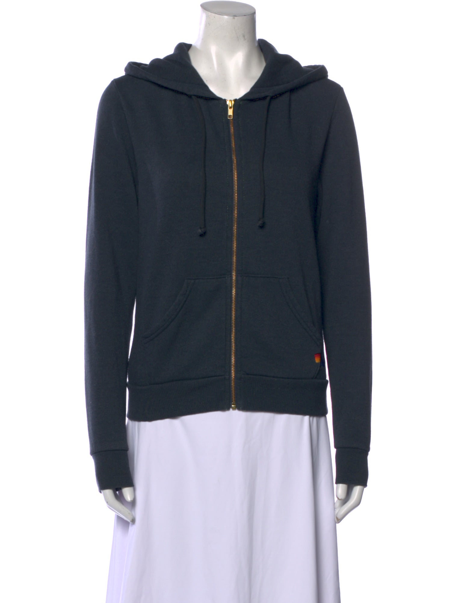 Aviator Nation ZipUp Hoodie Grey Tops, Clothing WAVIS39655 The