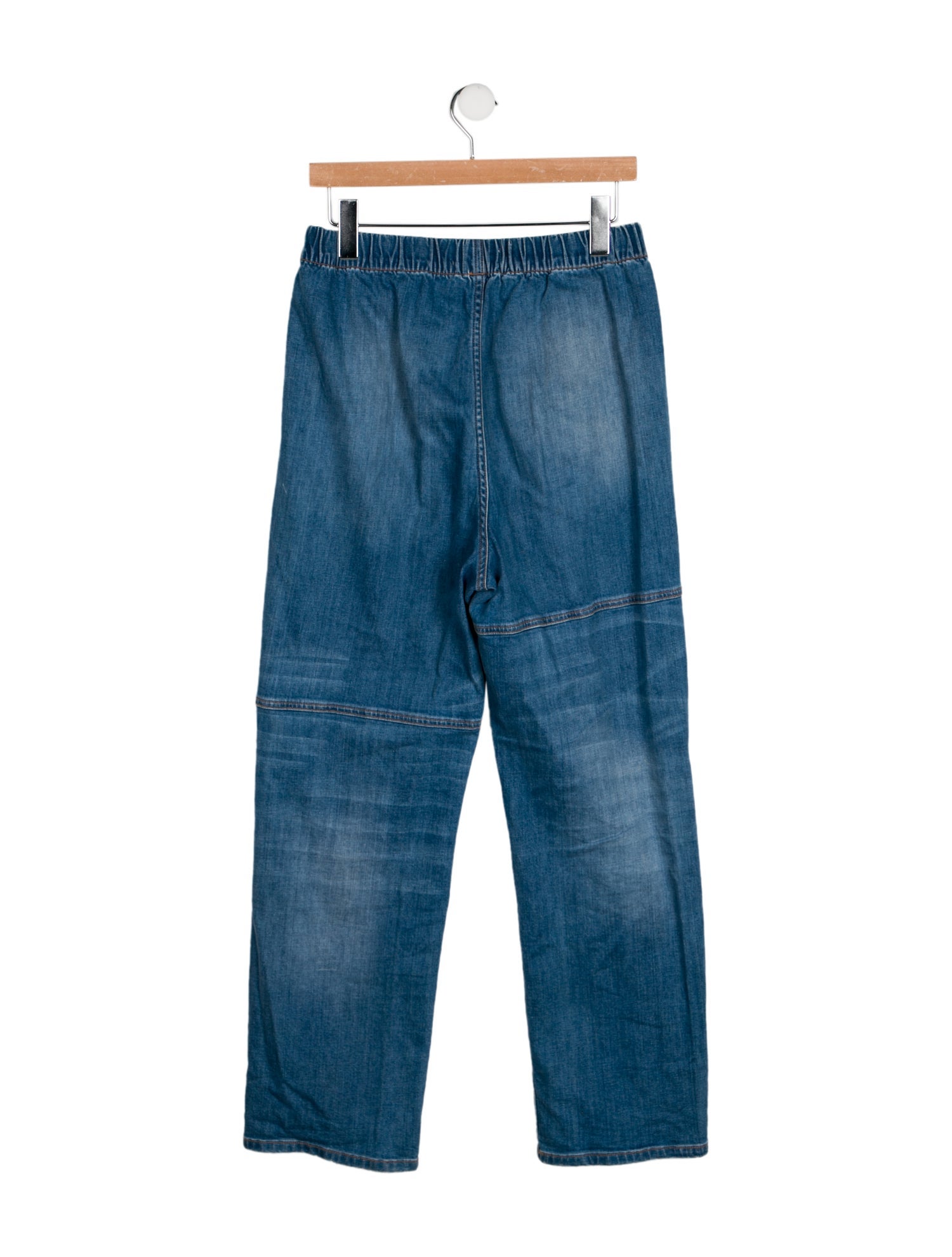 Aviator Nation High-Rise Straight Leg Jeans