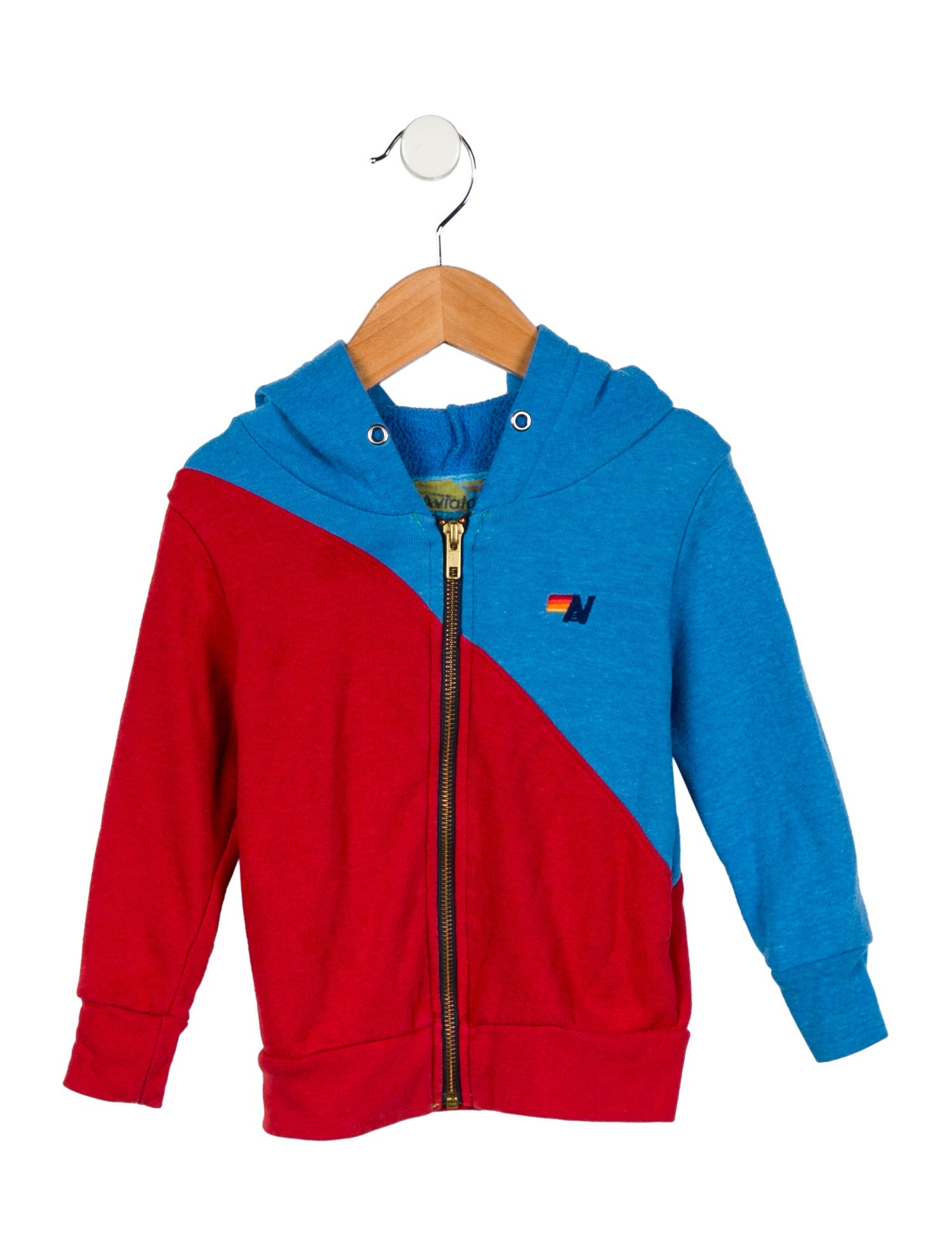 Aviator Nation Toddler Boys' ColorBlock Zip up Hoodie