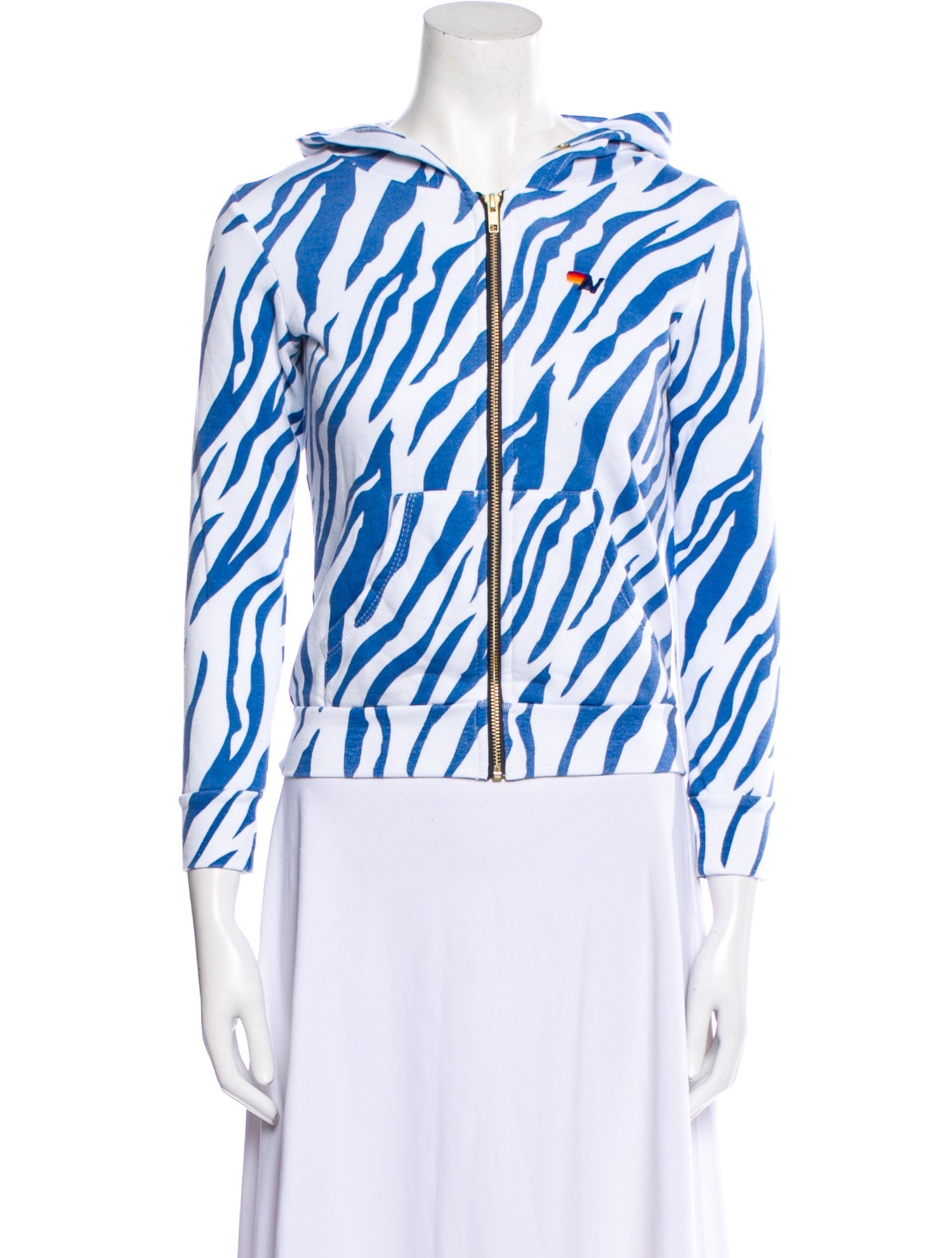 Aviator Nation Printed Crew Neck Sweater