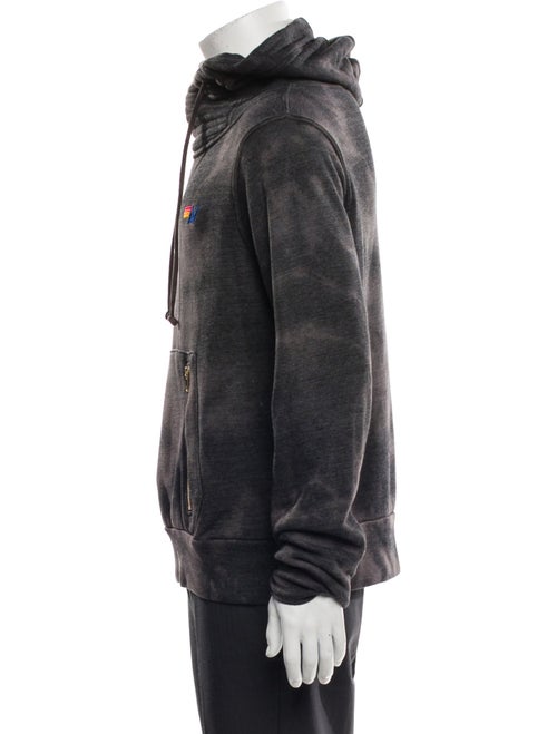 Aviator Nation Tie-Dye Print Crew Neck Hoodie