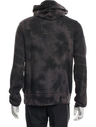 Aviator Nation Tie-Dye Print Crew Neck Hoodie