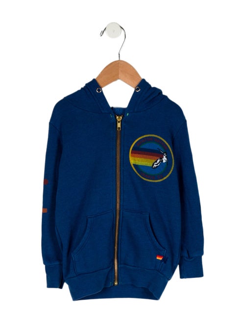 Aviator Nation Boys' Graphic Zip Up Sweatshirt