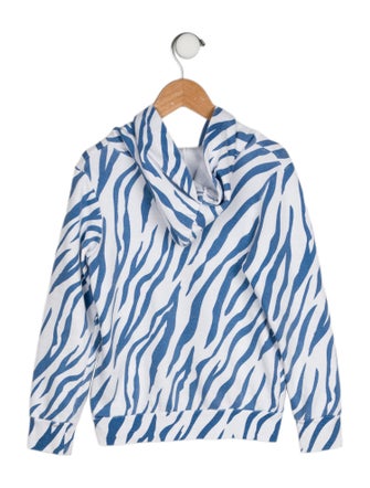 Aviator Nation Girls' Patterned Zip Up Hoodie