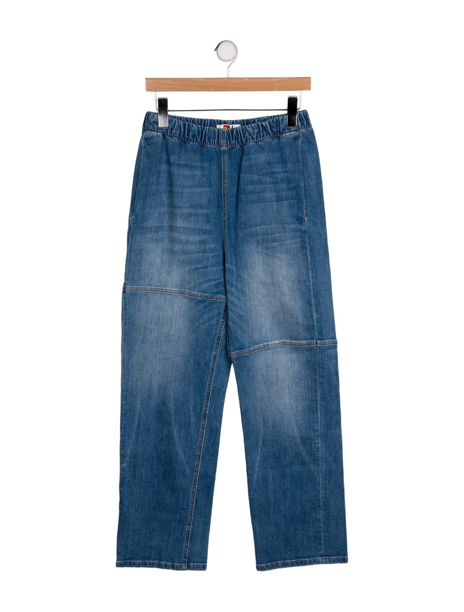 Aviator Nation High-Rise Wide Leg Jeans