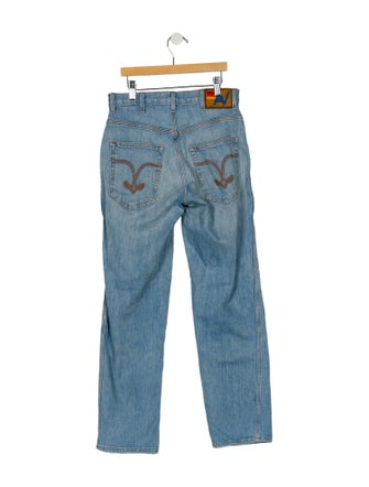 Aviator Nation Mid-Rise Straight Leg Jeans
