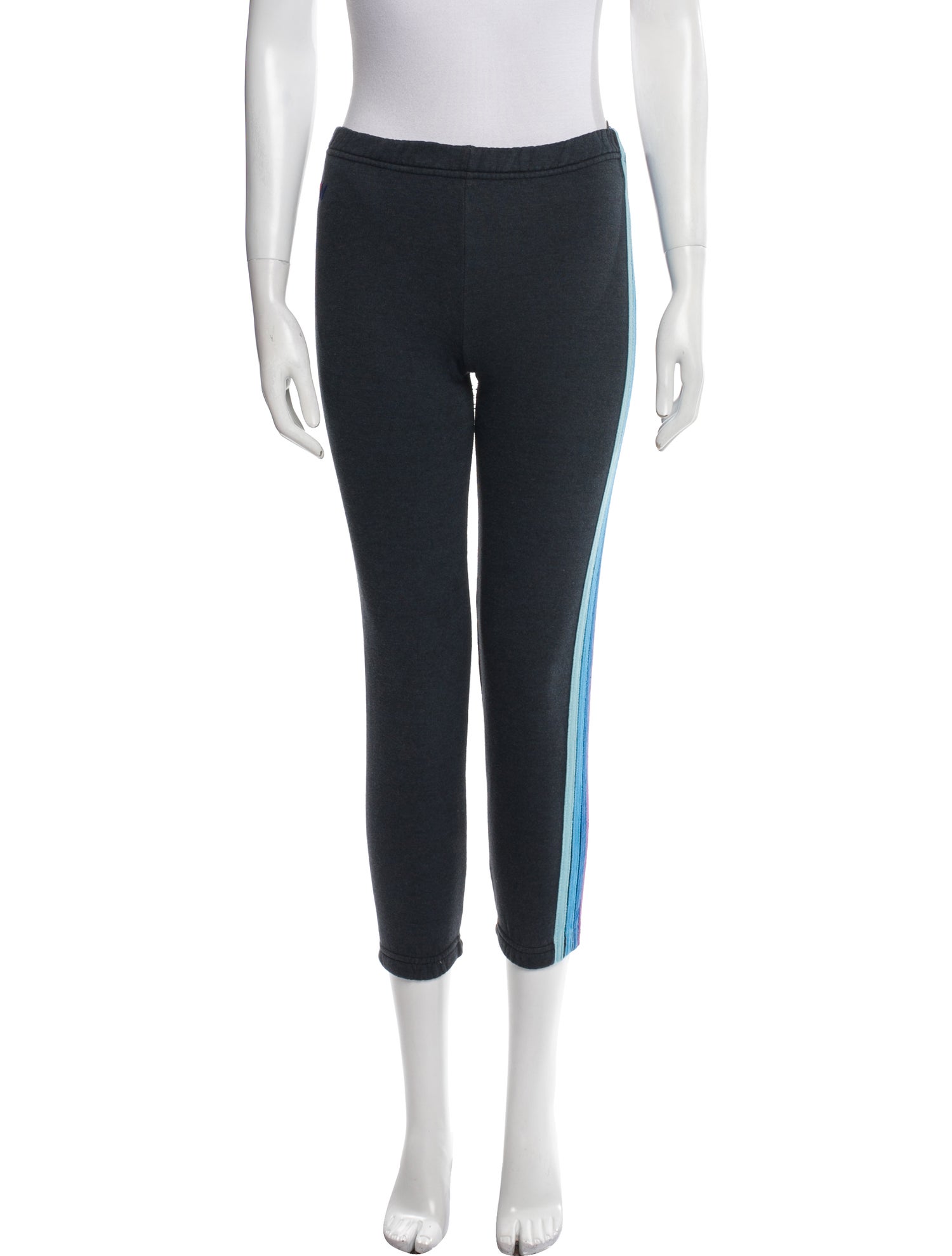 Aviator Nation Colorblock Pattern Embroidered Accent Sweatpants