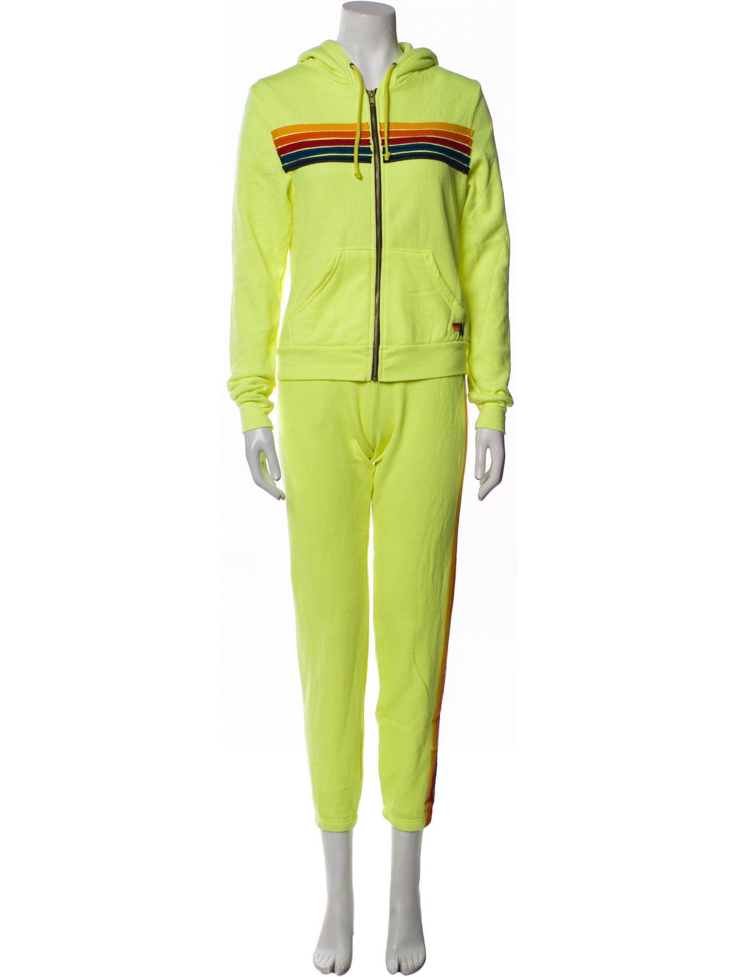 Aviator Nation Striped Embroidered Accent Pantsuit