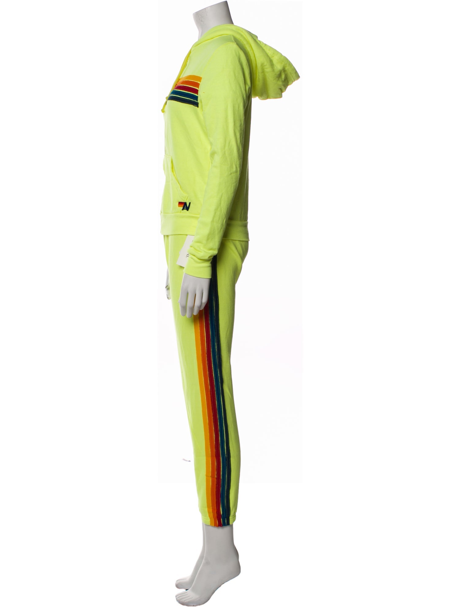 Aviator Nation Striped Embroidered Accent Pantsuit