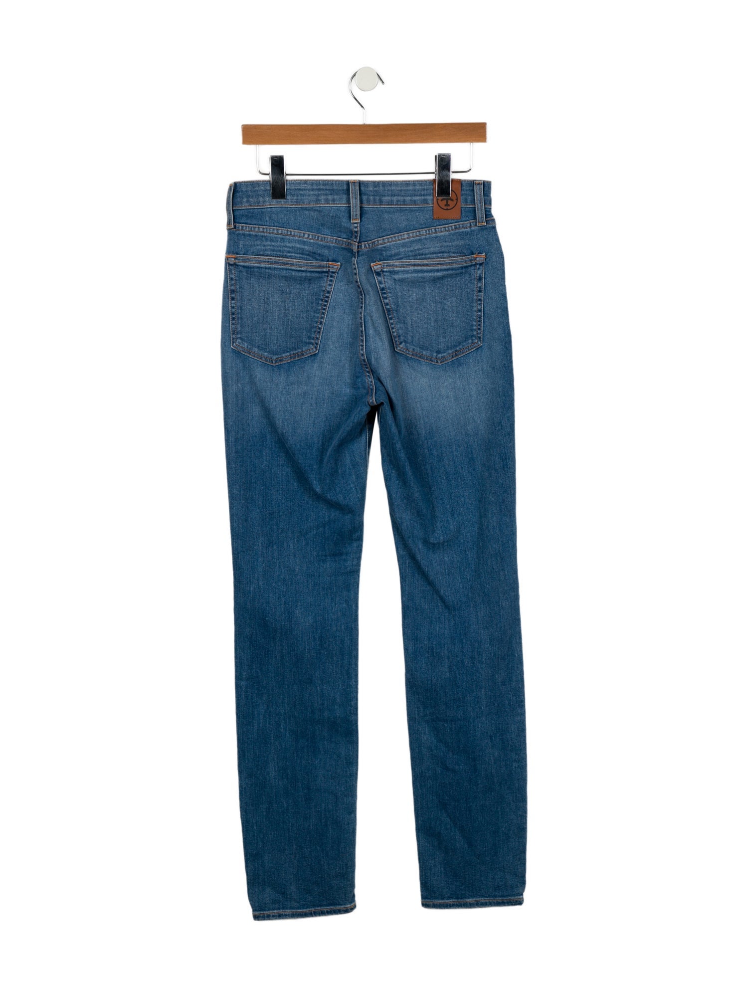 Aviator Nation High-Rise Straight Leg Jeans