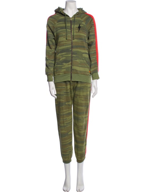Aviator Nation Camouflage Print Pant Set